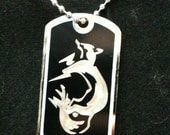 Metal Gear Solid Foxhound Dog Tag Necklace