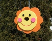 Birdhouse - Smiley Face "Spring Flower" Decorative Birdhouse