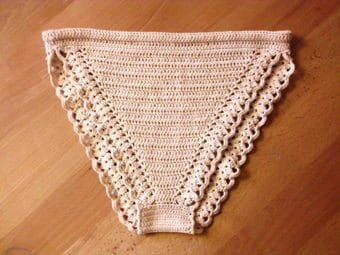 Las' Free Patterns Crochet Underwear Vest - Buy Las' Crochet