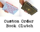 Reserved Book Clutch Purses