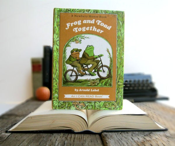 Kindle Cover or Nook Cover- Ereader Case made from a Book- Frog and Toad