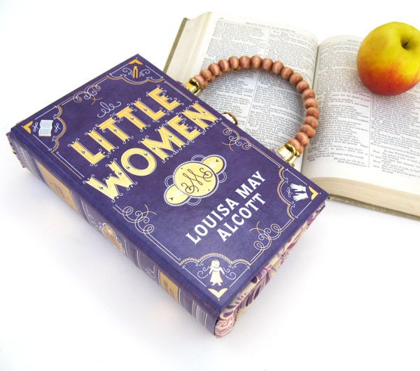 Little Women Book Purse Handbag and Kindle Ereader Cover (with compact pocket mirror)