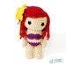 Ariel, from The Little Mermaid - Crochet Amigurumi Doll - MADE TO ORDER