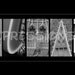 SOULMATES Walt Disney World ((Alphabet Photography Letter Art Print)) 12 by 36