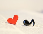 I Heart Music Earrings