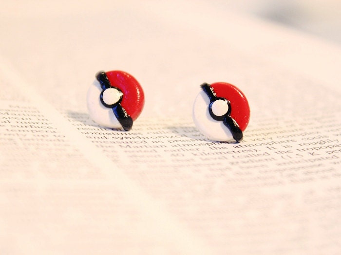 Pokemon Pokeball  Earrings