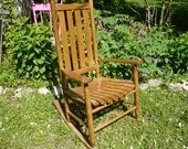Vintage Rocking Chair Wooden