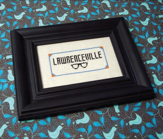 Pittsburgh Cross Stitch Pattern PDF - "Lawrenceville"