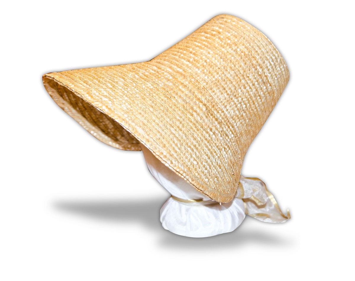Austentation Jane Austen Regency 1812 Poke Bonnet: Plain