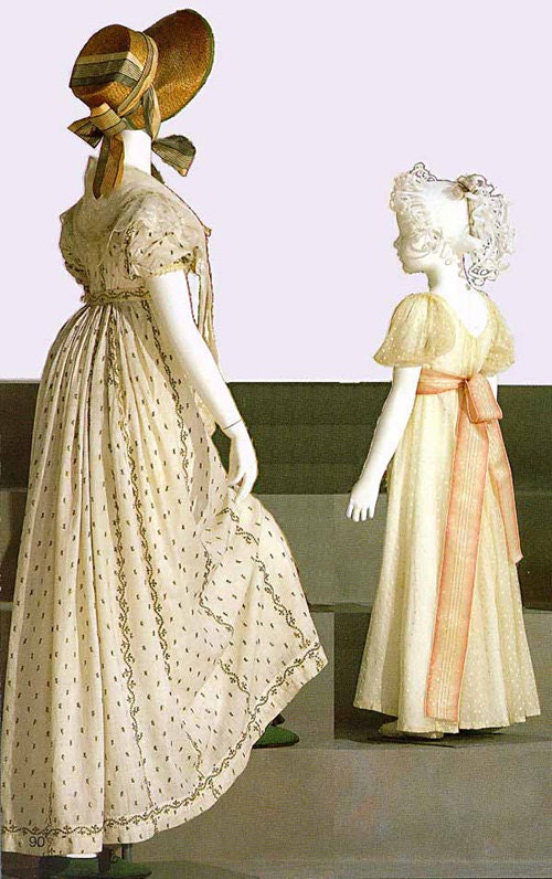 Austentation Jane Austen Regency 1812 Poke Bonnet: Plain