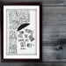 Bob Marley Feel the Rain Digitally Printed Quote Holiday Gift