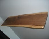 Natural Edge Black Walnut Solid Hardwood Natural Shelf Slab, DIY Floating Shelves, Book Shelving, Live Edge Side Table, Table Top