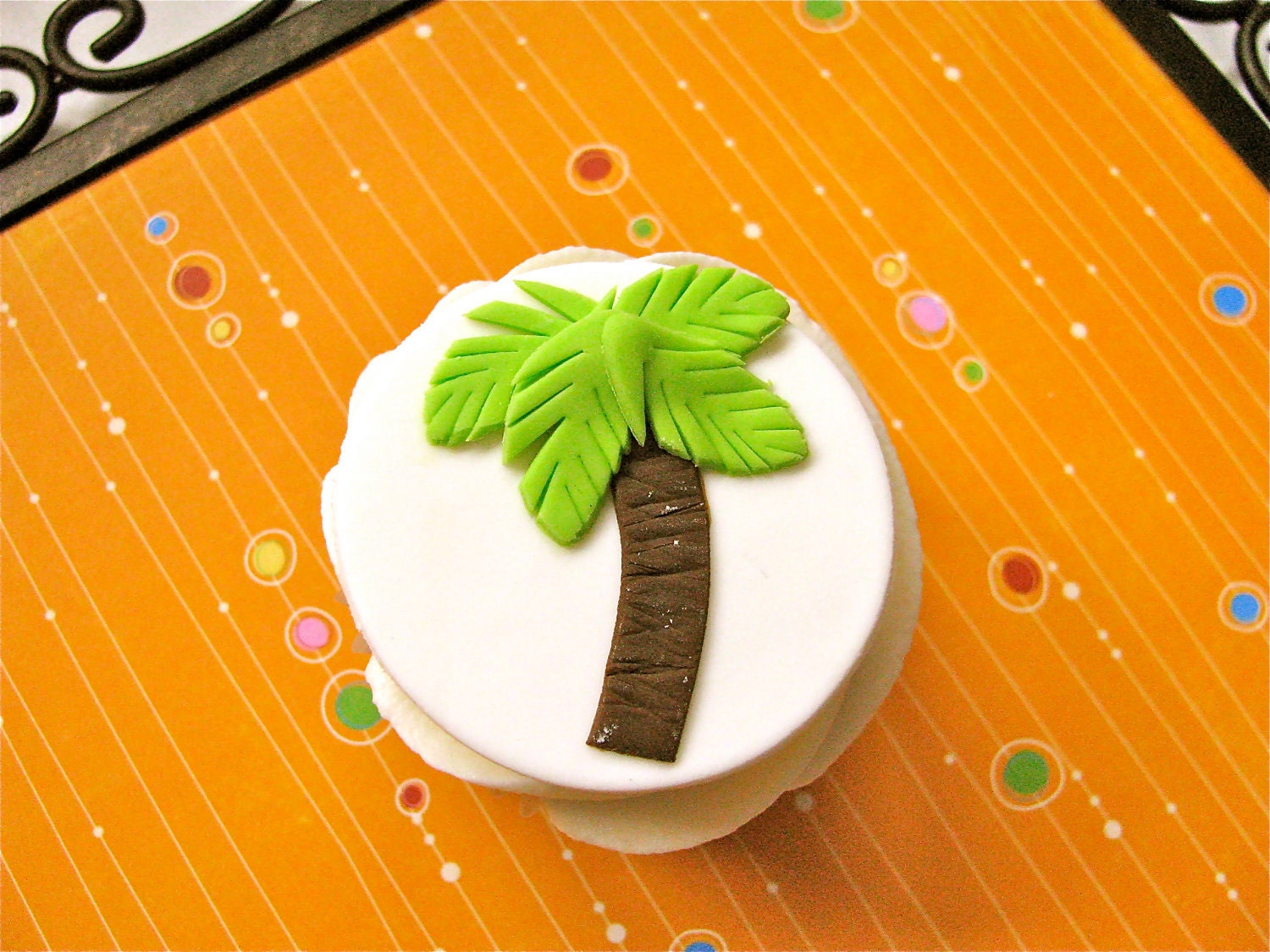 Palm Trees Cupcake Topper Set