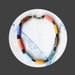 Colorful glass beaded necklace