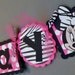 Minnie Mouse Birthday Banner - pink and zebra