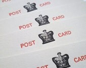 Set of Eight Letterpress Postcards