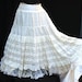 Edwardian Petticoat Slip 1900s Silk and Lace Skirt Slip Bustle Back Gibson Girl 1900