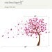 Vinyl Tree Wall Decal Wall Sticker Art - Blowing tree - 14