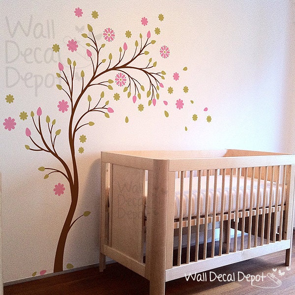 Vinyl Tree Wall Decal Wall Sticker Art - Curvy Branch