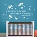 Vinyl Wall Decal Wall Sticker Words Quote - Peter Pan - Second Star to the Right and Straight on til Morning - 16
