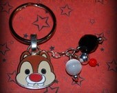 SALE Dale Disney Pin Re-purposed into Keychain