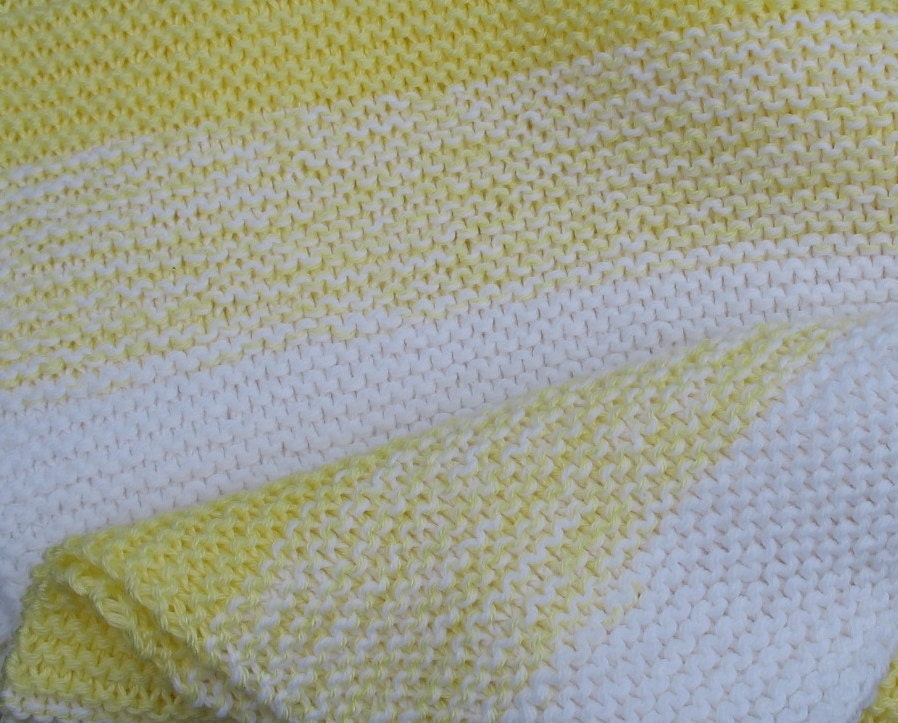 LAST CHANCE ..... Reduced for Clearance Knit Baby Blanket Crib Blanket