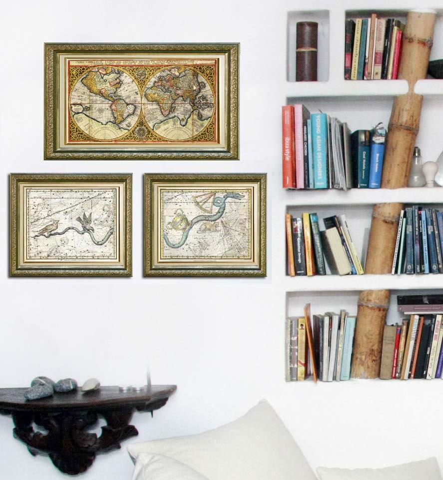 12x16'' Fine Art Canvas Print - New Holland - Vintage Map of Australia from 1812, (30x40cm) Antique World Map