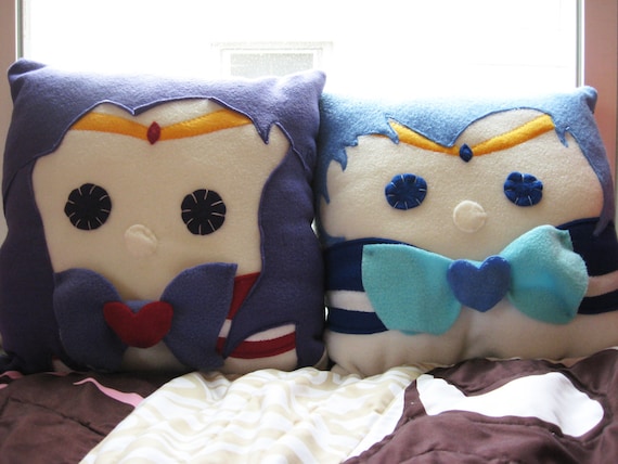 Pretty Soldier Sailor Moon Pillow -- Inner Senshi