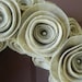 Summer Wreath - Beach Wreath - 14 Inch Felt Flower Wreath in Sandstone with Pearls and Starfish