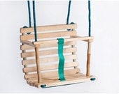 Wooden handmade swing UNPAINTED