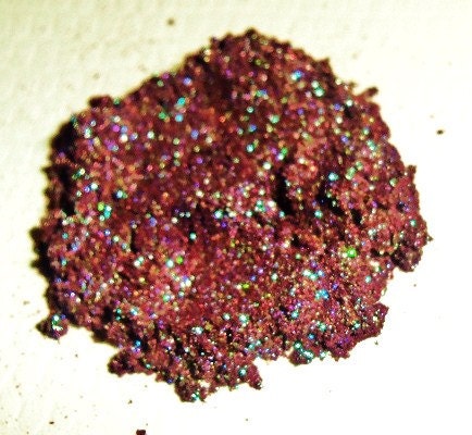 Dragon Tears Natural Mineral High Definition Eyeshadow - Red Brown, Duochrome, Iridescent Holo Shimmers, Cruelty Free, Earth Friendly