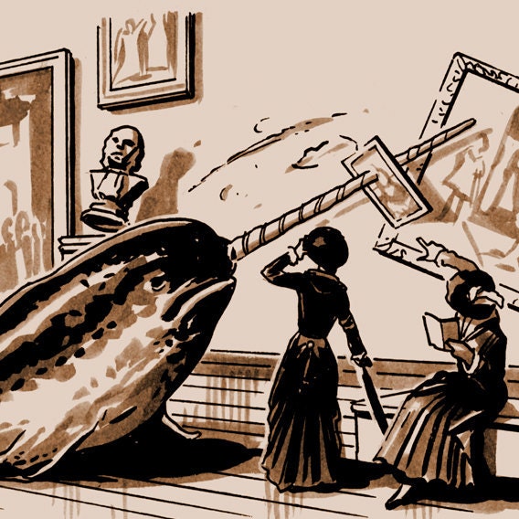 Tragedy 203: Narwhal Print