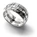 Your Song Ring - Any Song - One of a Kind - Sterling Silver - Personalized Unisex Gift - Unique Design - Rickson Jewellery