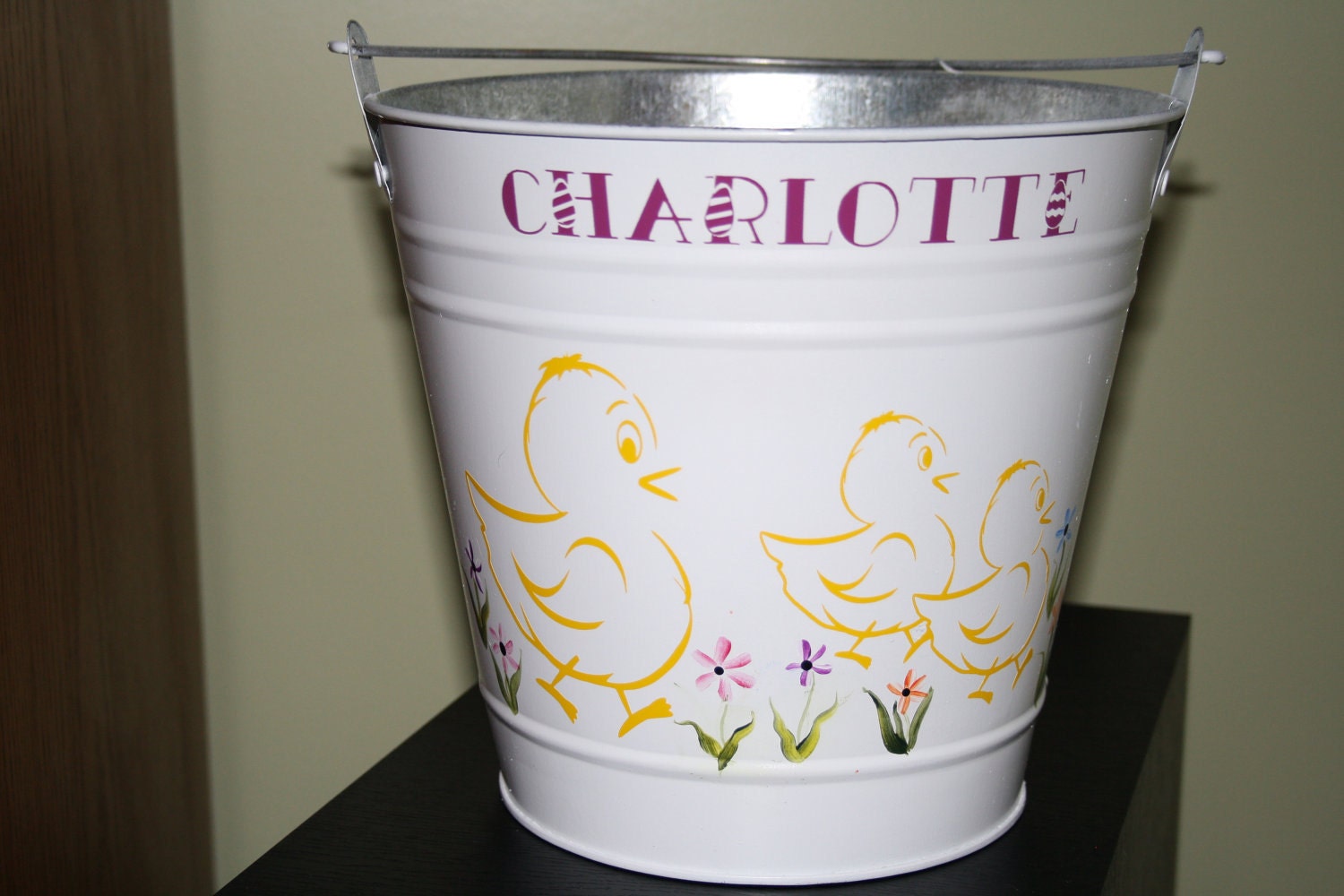 Galvanized Backyard Easter Bucket