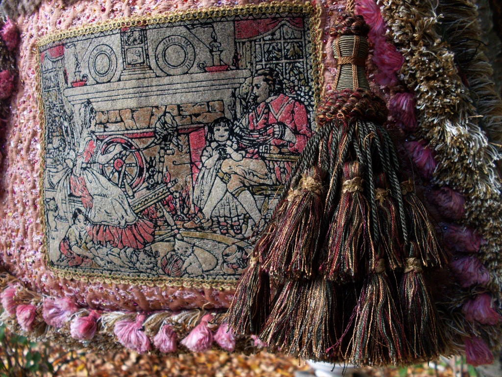 Outrageously Cool Shoulder Purse Couture Pink Victorian Steampunk Beaded  Bag