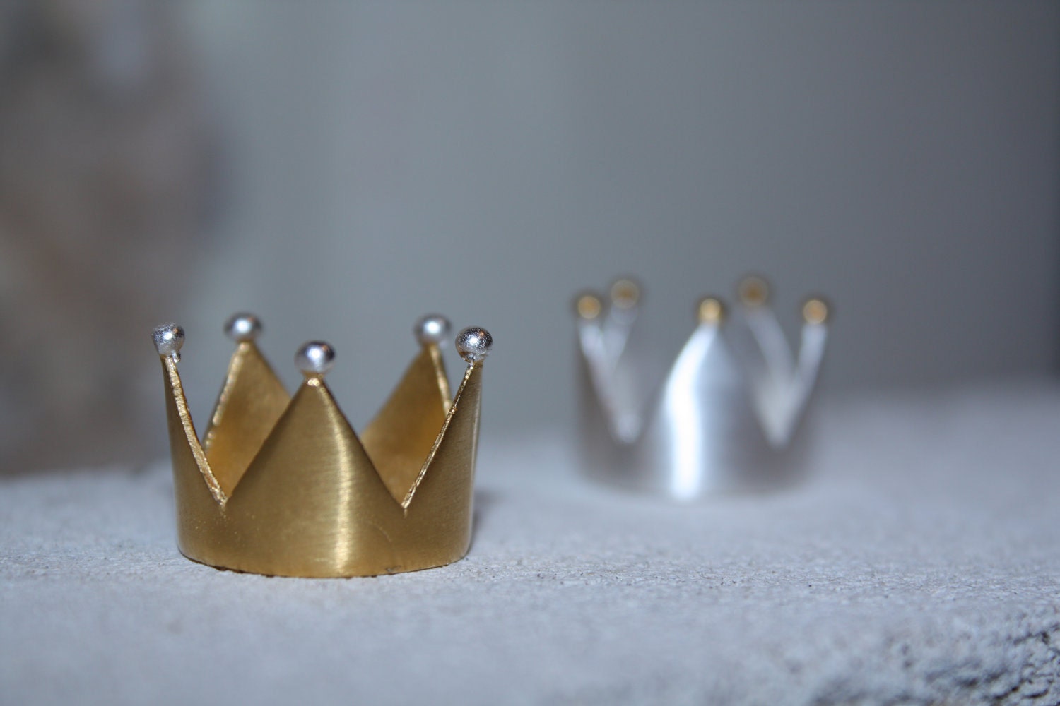 Brass Crown // Silver and Gold Plated
