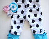 Shorts/ Leggings/ Pants with Matching Flower Headband