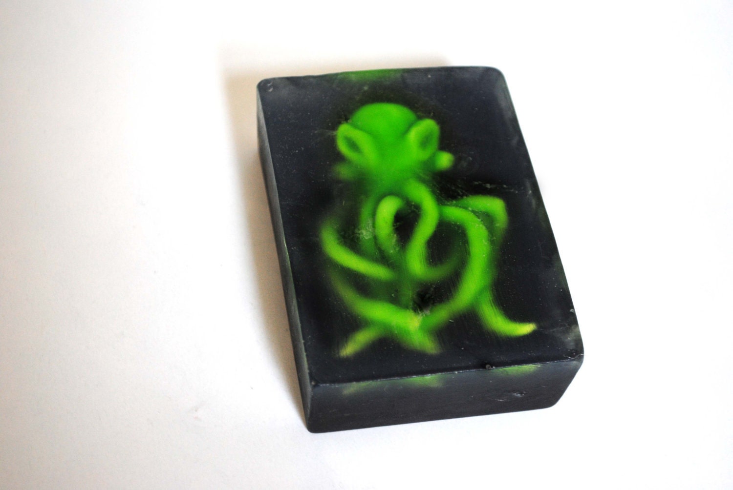 SALE: Green Cthulhu Octopus Soap