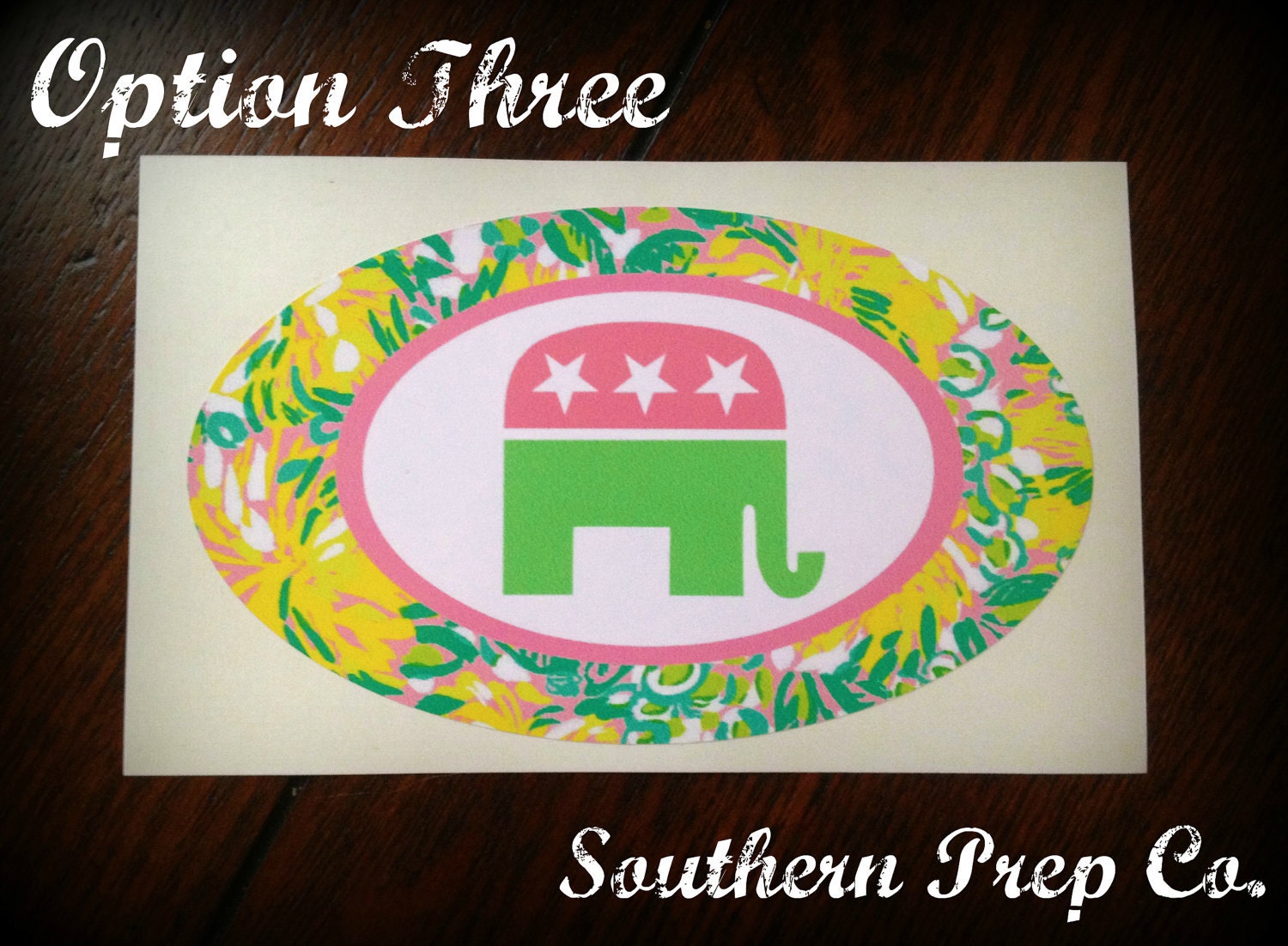 Preppy Republican Bumper Sticker