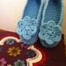 Extra thick , Simply slippers , Crochet Adult Slippers , Women house shoes