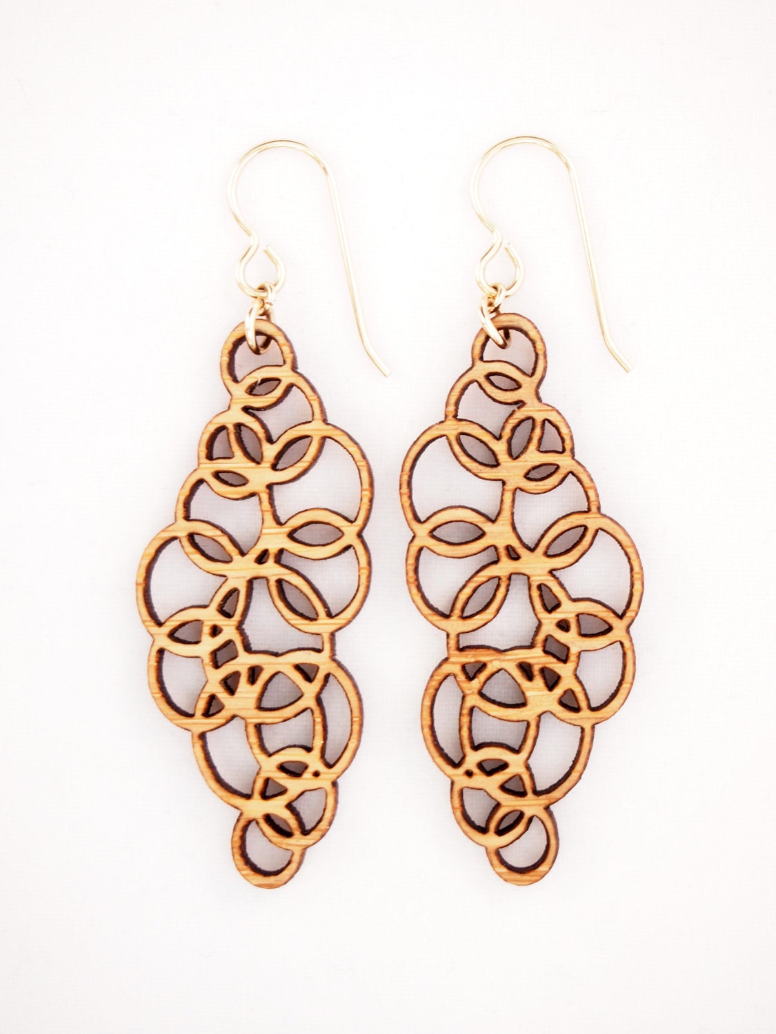 Water Drops - Large, Laser Cut Earrings
