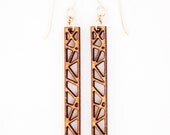City Slice, Laser Cut Earrings
