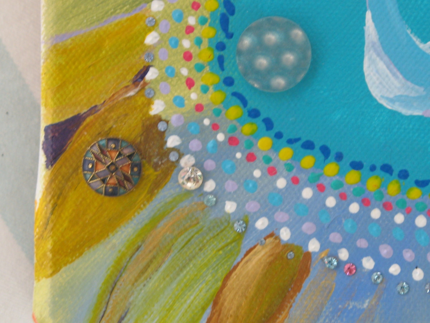Mom   8x10 canvas, acrylic paint, and flights of fancy in the Sorbist tradition