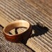 Brazilian Rosewood Bentwood Ring with Maple Liner
