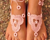 Crochet Barefoot Sandals- Great Accessory for Summer
