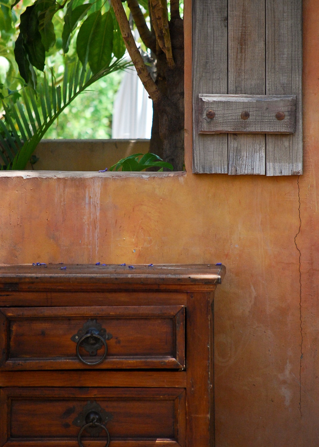 rustic southwest 8x10 fine art photograph FREE SHIPPING ETSY wood shutter, vintage dresser texture and detail home decor