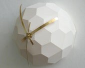 Polyhedra Globe Wall Clock