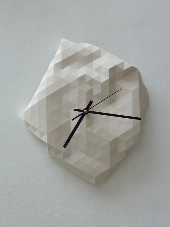 Faceted Wall Clock