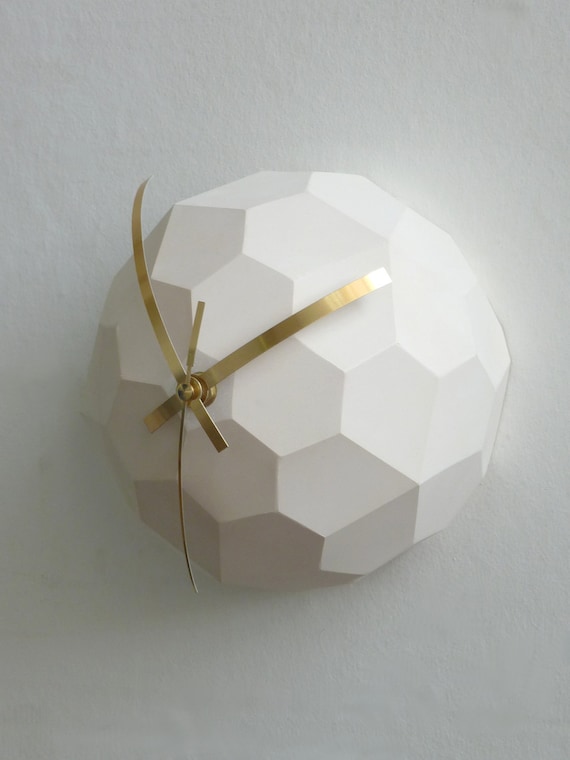 Polyhedra Globe Wall Clock