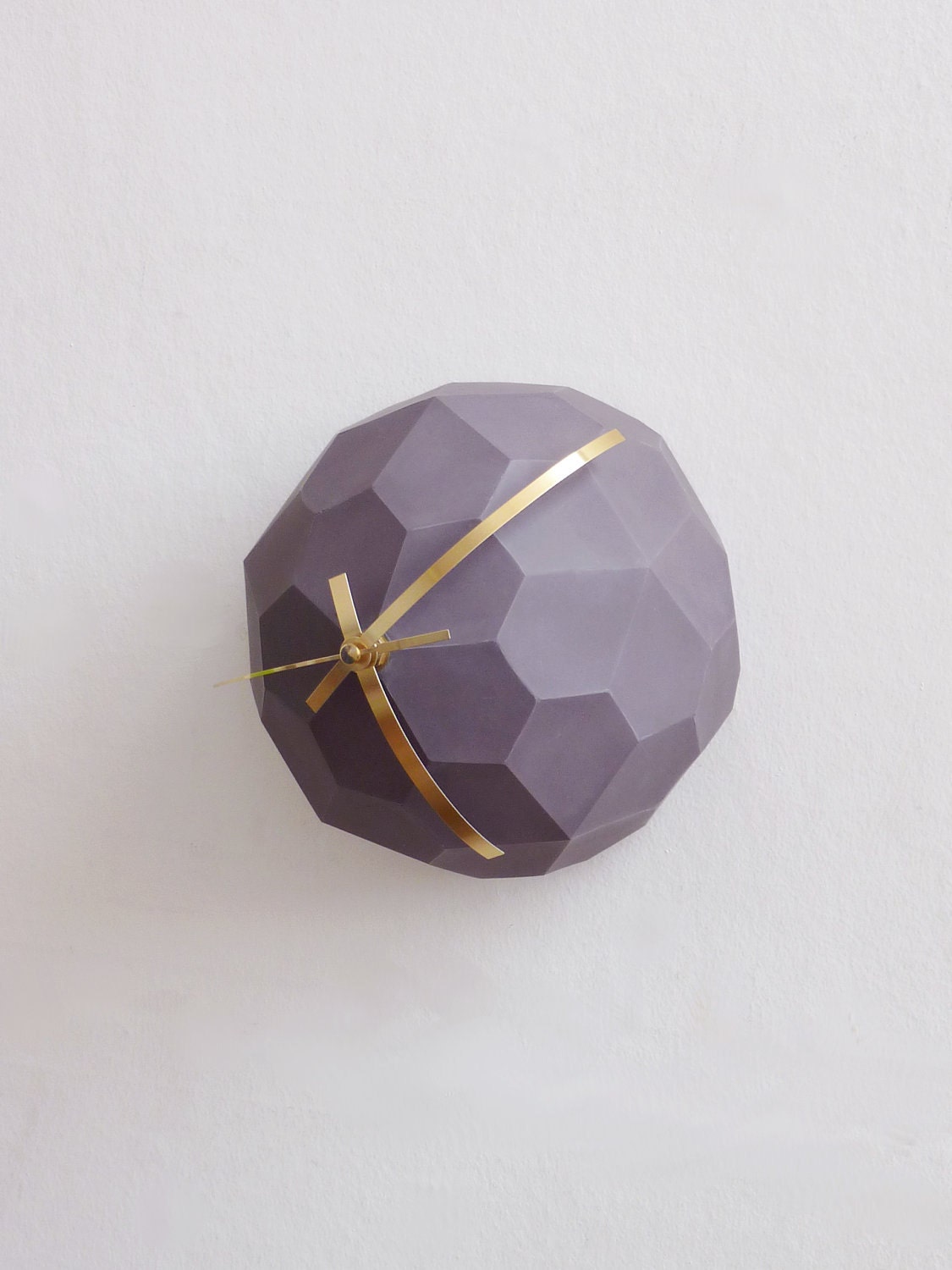 Polyhedra Globe Wall Clock